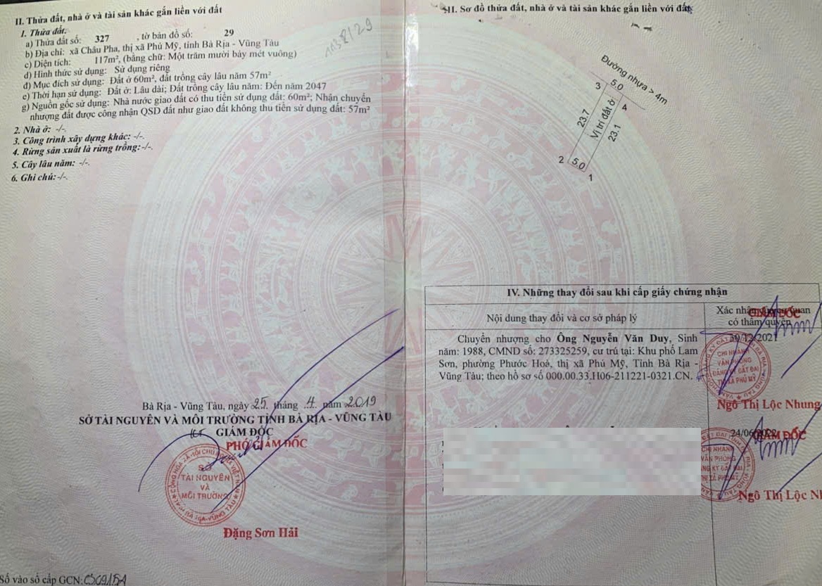 🏡 BÁN LÔ ĐẤT MẶT TIỀN ĐƯỜNG NHỰA TẠI PHÚ MỸ - BÀ RỊA VŨNG TÀU GIÁ 1 TỶ - Ảnh 1